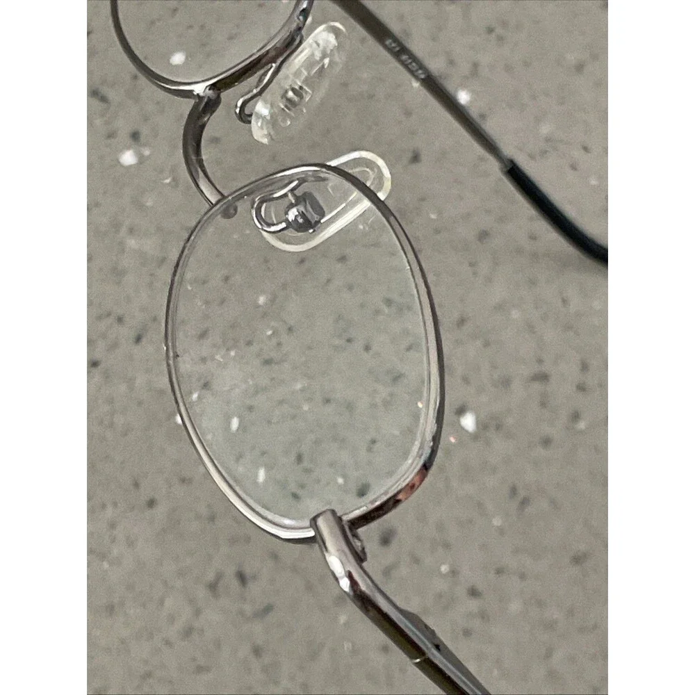 Eurosteel 78 Flex Shiny Gunmetal Eyeglasses Frames ONLY 42-19-125 Full Rim